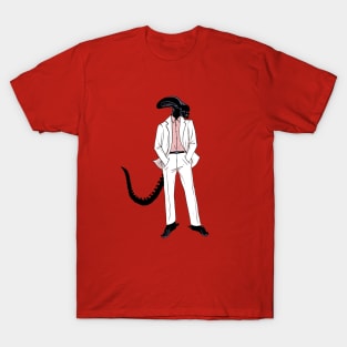 Alien in a suit T-Shirt